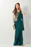 Gold Sequin Saree