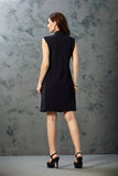 Midnight Blue Scuba Dress