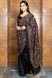 Black Pashmina Saree