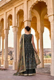 Noor Charcoal Anarkali Palazzo Set