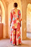 Burnt Orange Bloom Sharara Set