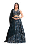 Midnight Blue Lehenga