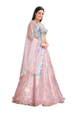 Pastel Holographic Lehenga