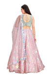 Pastel Holographic Lehenga