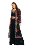 Refreshing embroidered palazzo set