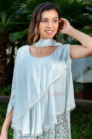 Light Blue Palazzo and Top
