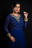 Royal Blue Anarkali