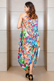 Printed Multi-Color Fitted Dress