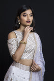 White Arabesque Lehenga