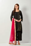 Black Rayon Salwar Kameez