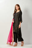 Black Rayon Salwar Kameez