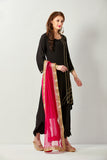 Black Rayon Salwar Kameez