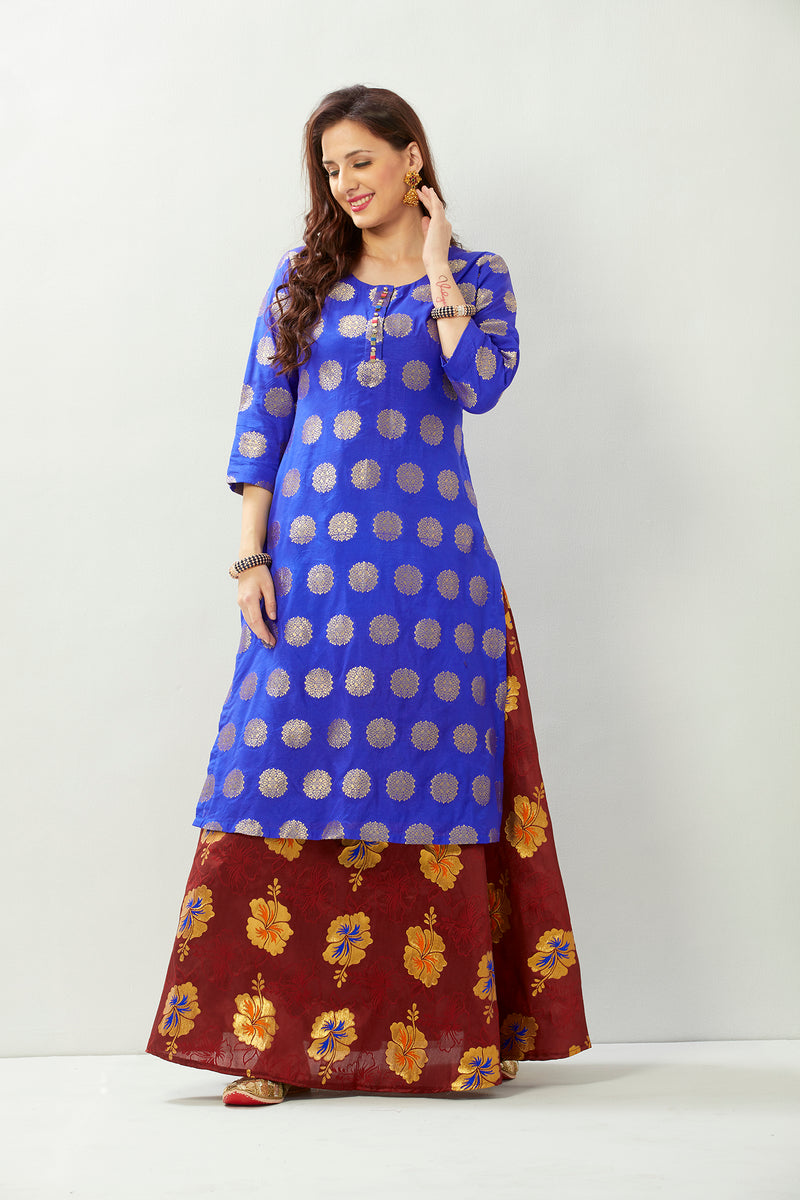 Mix and match brocade set