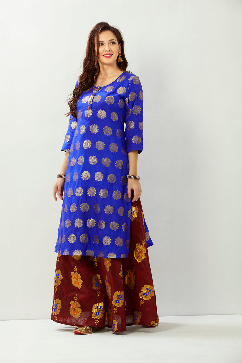 Mix and match brocade set