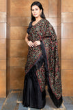 Black Pashmina Saree