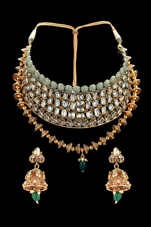 Gold and Kundan Set