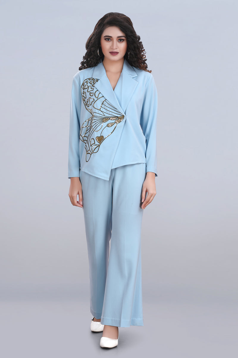 Powder Blue Co-ord Set