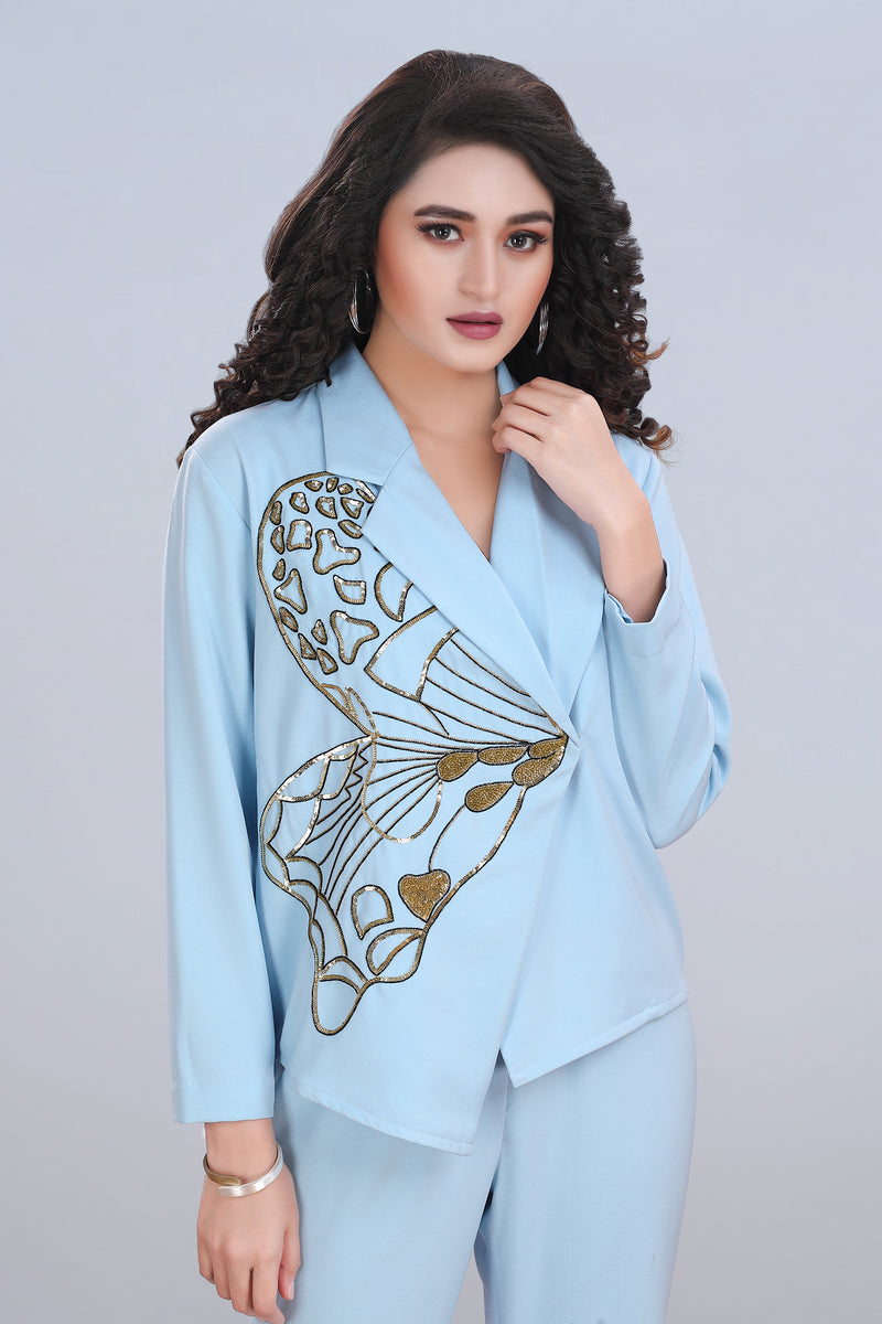 Powder Blue Co-ord Set