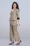 Black Print Co-ord Set