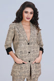 Black Print Co-ord Set