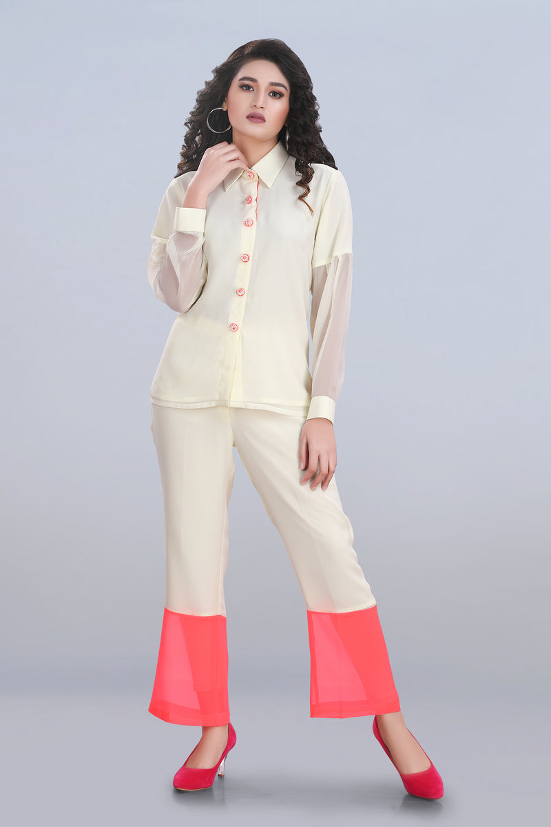 Off White Co-ord Set