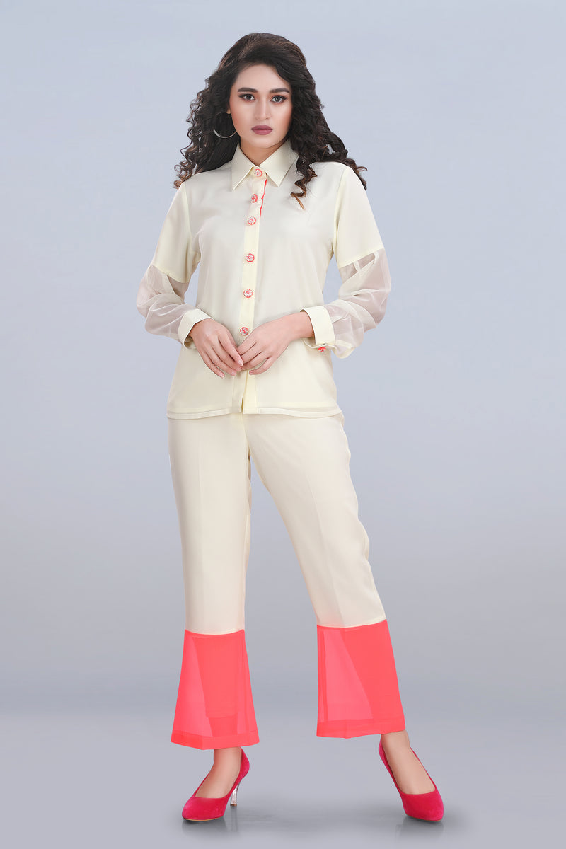 Off White Co-ord Set