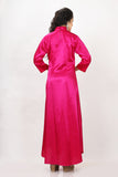 Pink Satin Gown