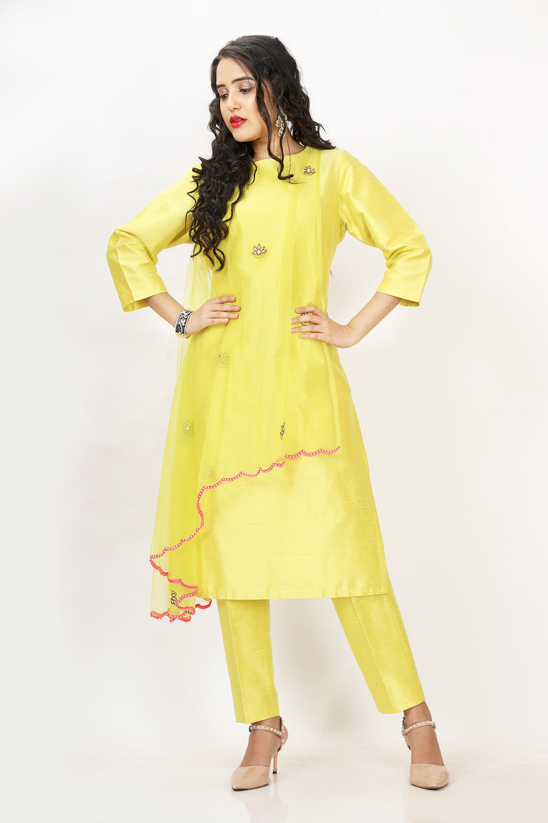 Sunshine Yellow Indian Set