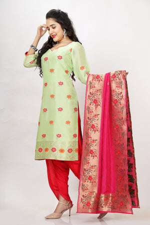 Contrast Green and Pink Set