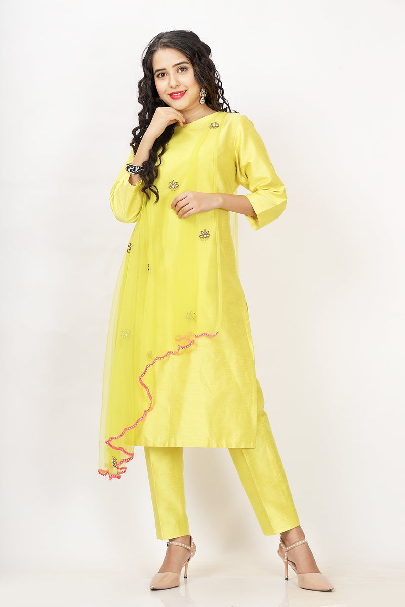 Sunshine Yellow Indian Set